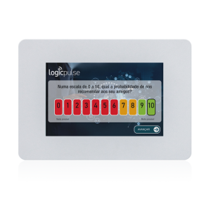 Quiosque Multimédia, Sistema de Inquérito de Satisfação, SV-WALL KIOSK - ANDROID [QMSV4] - Branco