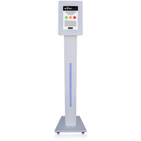 Quiosque Multimédia, Sistema de Inquérito de Satisfação, SV-TOWER KIOSK - ANDROID - Branco