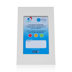 Quiosque Multimédia, Sistema de Inquérito de Satisfação, SV-COMPACT KIOSK - ANDROID [QMSV2] - Branco
